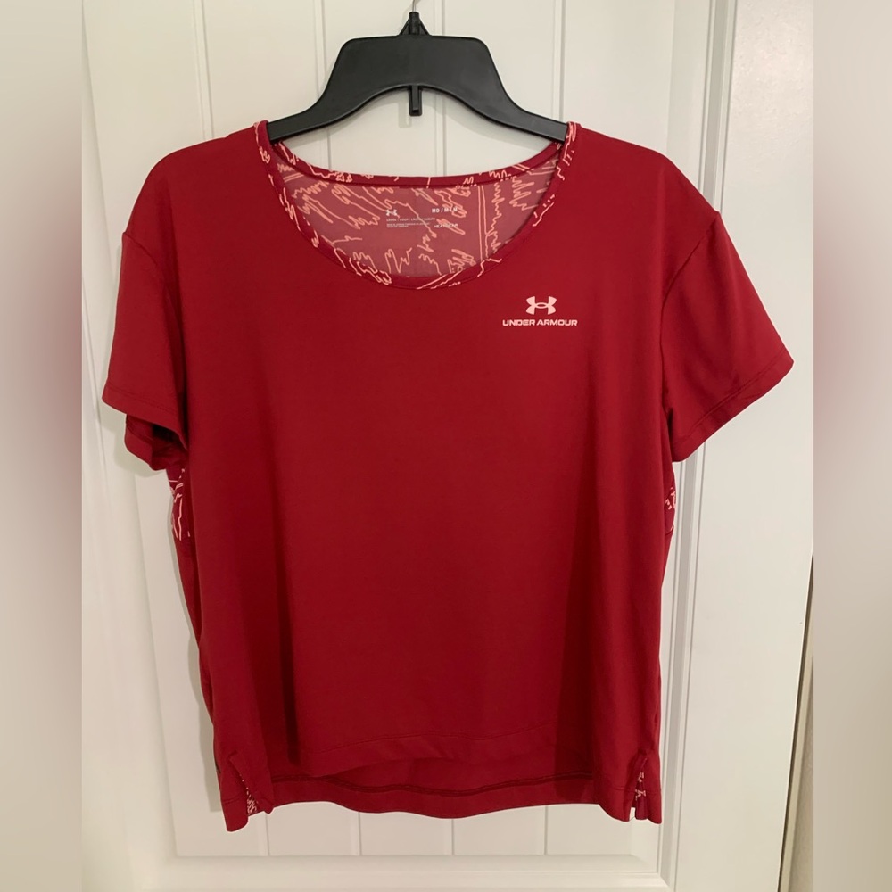 Under Armour Rush Energy Novelty Short Sleeve Sz M
